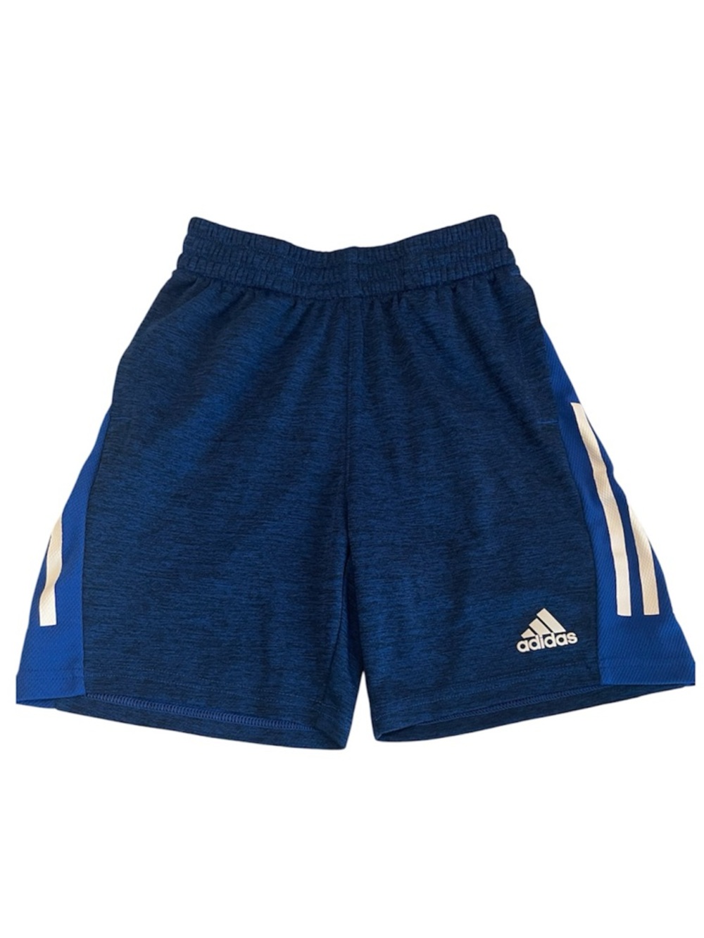 Adidas Boys Blue and White Performance Shorts